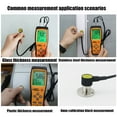 thumbnail image 6 of Thickness tester steel plate thickness gauge ultrasonic thickness gauge digital thickness gauge 1-300mm, 6 of 6
