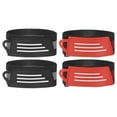 thumbnail image 1 of Correa de Pierna para Pantalones de Bicicleta Uxcell [4PCS] - Bandas de Seguridad para Pantalones Usar para Ciclismo, Trotar y Acampar - [Negro y Rojo-11.4 in], 1 of 6
