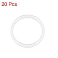 thumbnail image 3 of Unique Bargains Silicone O-Rings, 20mm Inner Diameter, 24mm OD, 2mm Width Seal Gasket 20pcs, 3 of 3