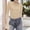 Beige, variant on Womens Mock Neck Ribbed Pullover Sweaters Long Sleeve Slim Fit Tops with Gathered Detail Chest Casual Basic Layering Shirts Fall Winter, Coffee,XXL