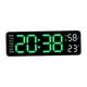 thumbnail image 1 of Reloj de pared digital Macarena Reloj de decoración de pared LED negro, 1 of 8