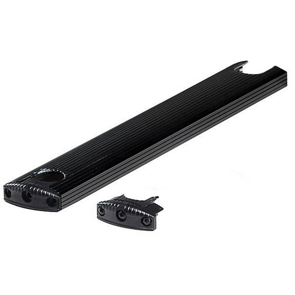 Stromberg Carlson 8540-NTB Universal Exterior RV Ladder Drilled-Out Aluminum Tread, End Caps and Screws