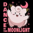 thumbnail image 2 of Men's Pokemon Clefairy Dance in the Moonlight  Graphic T-Shirt, 2 of 5