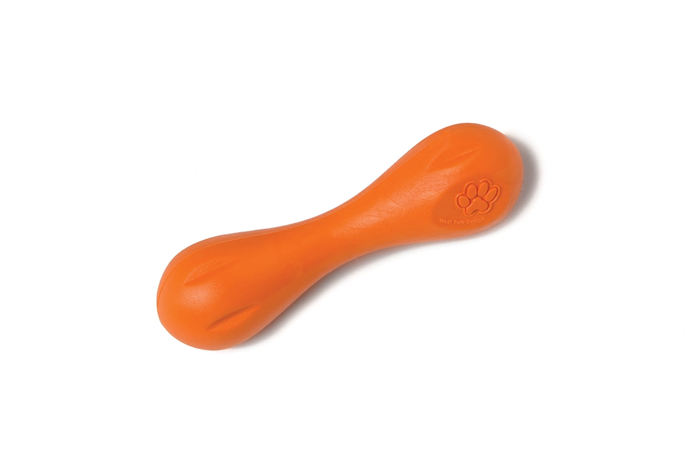 West Paw Zogoflex Hurley XS 4.5' Dog Toy Tangerine