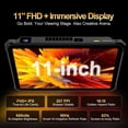 thumbnail image 3 of Blackview Active 12 Pro Rugged Projector Tablet 11'' Pad Android 15 12GB 256GB 30000mAh Tablet Phone,Black, 3 of 5