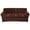 Chocolate, variant on Elastic Stretch Sofa Cover, Machine-Washable Pet-Proof Furniture Protector, Suitable for 1/2/3-Seater Living Room Sofas with Removable Cushions