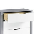 thumbnail image 3 of Carter's by DaVinci Colby 3-Drawer Dresser in Gray and White, 3 of 9