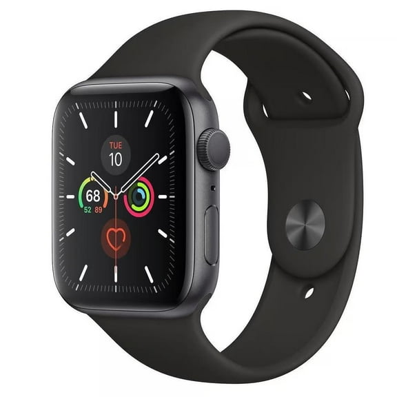 Restored Apple Watch Series 5 40mm Space Gray Aluminum Black Sport Band GPS Cellular (Refurbished)