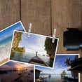 thumbnail image 1 of IDEANATEGRATE 50Ud Clips Pequeños Transparentes Para Colgar Fotos Y En Hogar, 1 of 7