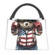 thumbnail image 1 of Fotbe Patriotic Boxing Bear Art Bolsa Térmica Portátil con Estampado, Bolsa de Entrega de Alimentos Aislada, Bolsa Reutilizable de Gran Capacidad para Comidas y Supermercado, 1 of 6