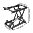 thumbnail image 6 of Electric Scissor Lift Table 250lbs Capacity Adjustable Height Foldable Hydraulic, 6 of 13