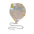 thumbnail image 4 of Siruishop Newborn Announcement Sign Birthday Party Supply Gift Birth Baby Name Plaques Blue, 4 of 8