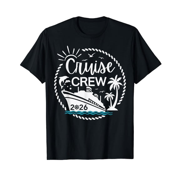 Cruise Crew 2026 Family and Friends Cruises Group Vacation T-Shirt