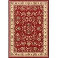 thumbnail image 1 of Unique Loom Kashan Traditional Floral Area Rug, 7 x 10 Feet, Burgundy/Ivory, 1 of 10