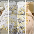 thumbnail image 4 of Regency Heights Twin XL Size Comforter Sets, Yellow Bed in a Bag Twin XL, Botanical Bedding Comforter Set with Bed Sheets and Side Pockets, 6 Pieces, 4 of 9