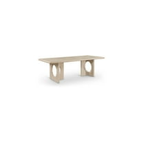 Meridian Furniture Rivas Natural Oak Dining Table