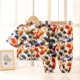 thumbnail image 1 of Conjunto de pijamas de seda para niños, traje de aire acondicionado de algodón Artificial de verano, ropa de hogar de seda de algodón para niños, conjunto de dos piezas para niños Cl, 1 of 5