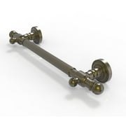 16-in Grab Bar Reeded in Antique Brass