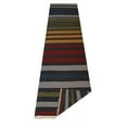 thumbnail image 5 of Rugsotic Carpets Eco-Friendly Woven Hand Woven Kilim Flat Weave Multicolor Contemporary Area Rug, 3'x13' Runner, Antimicrobial, 5 of 5