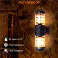 thumbnail image 4 of Toystoory Pantalla de plástico de aluminio resistente al agua de 24 W, lámparas de pared LED, lámpara de pared IP65, enchufe E27 para exteriores Iluminación y accesorios No.2 Toystoory HA025434-02, 4 of 6