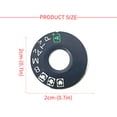 thumbnail image 4 of Methold Botón de cubierta de placa de modo de Dial, pieza de reparación de función de botón, accesorios de reparación negros, Accesorios de cámara y óptica, 4 of 6