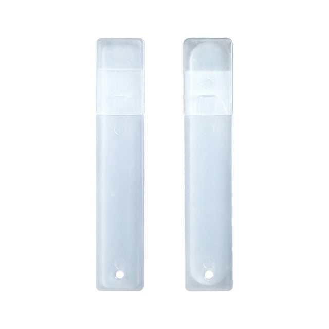 2pcs Nanometer Nail Files Manicure Tool Glass Nail Buffers Polishing Strip (1pc Round Nail File + 1pc Square Nail File)