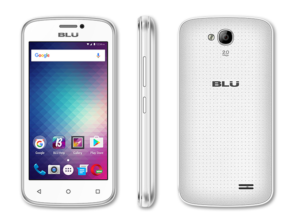 BLU Advance 4.0M Unlocked GSM QuadCore Phone White