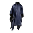 thumbnail image 5 of hengtong Raincoat with Drawstring Hood EVA Rain Jacket for Camping Outdoor Activities Navy blue, 5 of 9