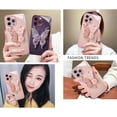 thumbnail image 2 of Case for iPhone 14 Pro Max 6.7 Inch, Cute Butterfly Plating Glitter with Camera Protection Shockproof Sparkly Slim Cover for iPhone 14 Pro Max Women-Pink, 2 of 13