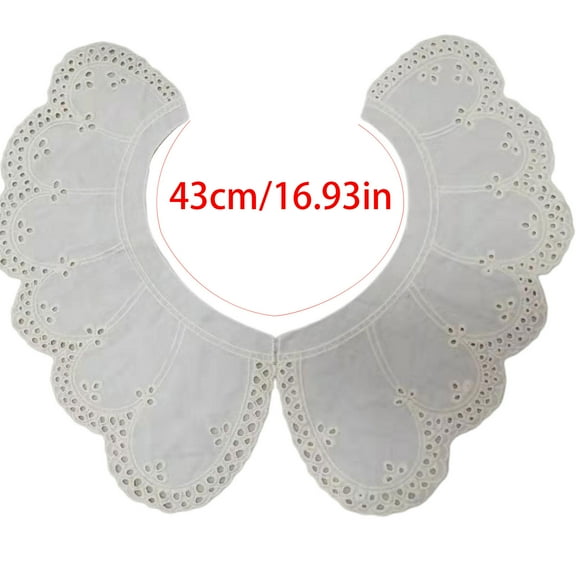Kids False Collar Lace Hollow Out Trim Detachable Collar Easy To Wear Embroidery Collar Venise