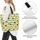 thumbnail image 3 of Disketp White Blue Striped Sunflower Bolsa Tote Estampada para Mujer, Bolso de Hombro y de Mano para Compras y Viajes, 3 of 8