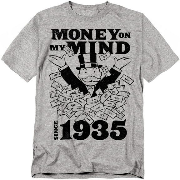 Monopoly T-Shirt Money On My Mind Unisex Graphic Tee For Men & Women