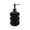 Black-B, variant on qolami Black Soap Dispenser, 2 Pack Hand Soap Dispensers with Bamboo Pump, Plastic Hand and Dish Dispenser for Kitchen, Refillable Liquid Soap and Lotion Dispensers Bottle