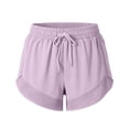 thumbnail image 4 of Uaswgudfs Athletic Shorts for Women High Waisted with Pockets Lined Running Workout Shorts, 4 of 5