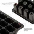 thumbnail image 6 of Nursery Box​ Black Plastic Tray Twelve Square Cells Rich Clear Dome Tag Stick Indoor Greenhouse Cultivate All Kinds Seedling Starter, 6 of 6