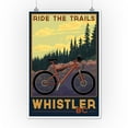 thumbnail image 3 of Whistler, British Columbia, Canada, Mountain Bike, Ride the Trails (12x18 Wall Art Poster, Room Decor), 3 of 3