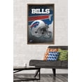 thumbnail image 2 of NFL Buffalo Bills - Helmet 16 Wall Poster, 22.375" x 34", Framed, 2 of 3