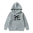 thumbnail image 3 of Gelikeya Oversized Hoodies for Teen Girls Size 13-14 Grey Cute Bowknot Graphic Sweatshirts Long Sleeve Pullover Sweater Tops 3-14Y, 3 of 8