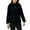 Black, variant on Women's Puffer Jacket with Hood Short Length Coats with Pockets Zippered Mock Neck Long Sleeve Tops Solid Outerwear