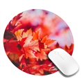 thumbnail image 2 of Disketp Autumn Maple Leaves Small Mouse Pad 7.9x7.9 Inches,Washable Round Mousepad For Office Laptop Computer,Non-Slip Rubber Base Mouse Pads For Wireless Mouse, 2 of 9