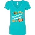 thumbnail image 3 of Inktastic Oktoberfest Squad Hat, Accordion, Pretzels Women's V-Neck T-Shirt, 3 of 5
