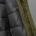 thumbnail image 4 of Lenago Winter Quilted Jackets For Men Warm Parka Jacket With Fleece Lining Thermal Winter Fashion Outerwear Joint Color Men'S Overcoat Quilted Thicken Puffer Jacket, 4 of 9