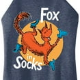 thumbnail image 3 of Dr. Seuss - Fox In Socks Jumping - Juniors High Neck Tank Top, 3 of 6