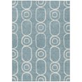 thumbnail image 2 of Addison Rugs Chantille Indoor/Outdoor Transitional Geometric Aqua Machine Washable Rectangle Rug, 10' x 14', 2 of 8