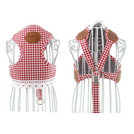 Sit Harness - Adjustable Breathable Soft Mesh Small Dog Harness Vest And Leash Set Pet Vest Harness