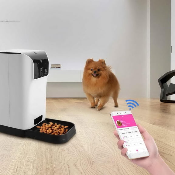 BETT Christmas ReduceSmart Pet Feeder with Voice Recorder and Timer Programmable Automatic Food Dispenser for Dogs and Cats
