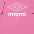 thumbnail image 2 of Umbro Mens Miami City Diamond Logo T Shirt (Azalea, S-XXXL), 2 of 4