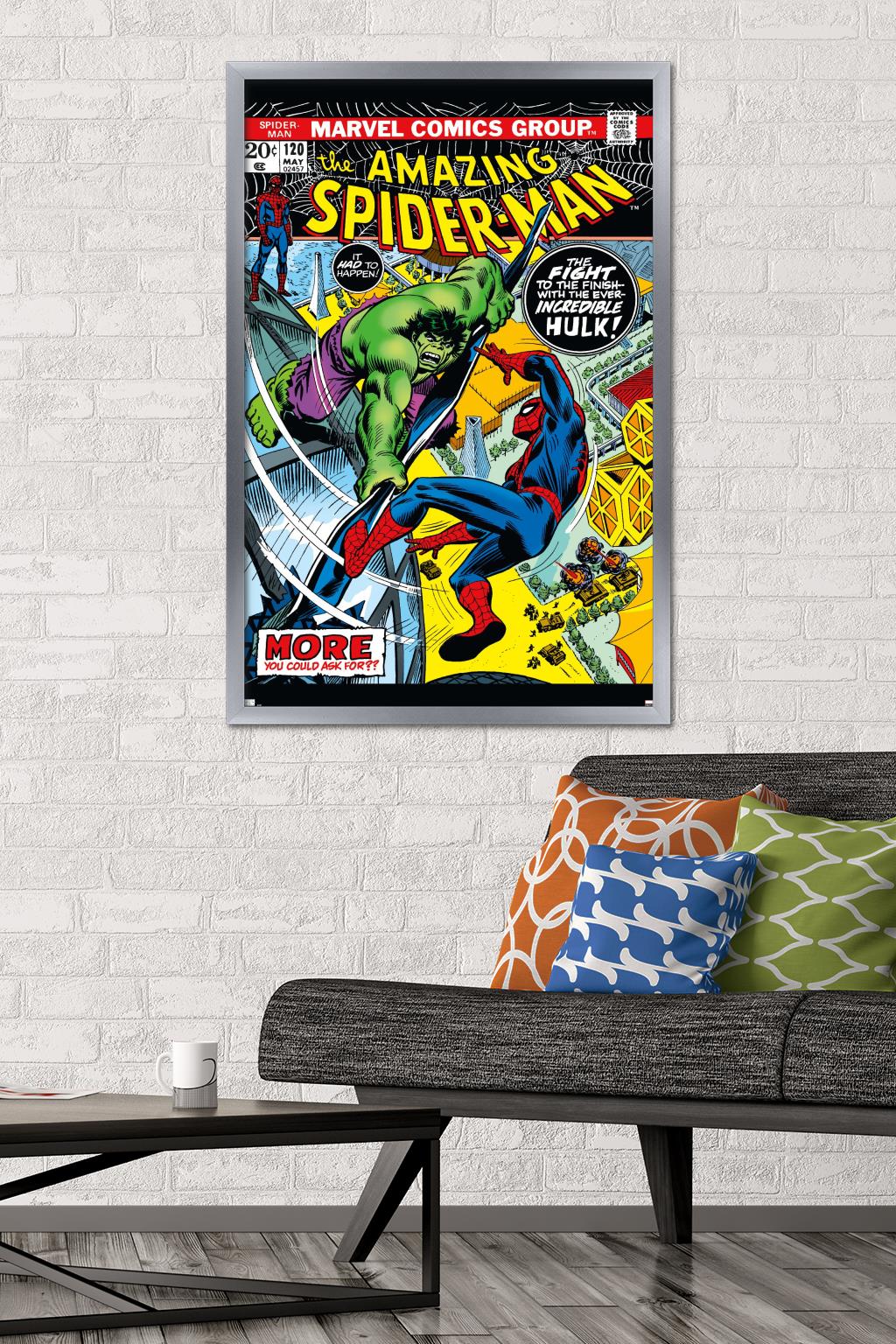Marvel Comics - Amazing Spider-Man #120 Wall Poster, 22.375" x 34" Framed