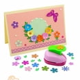 thumbnail image 3 of ZheElen Kids Paper Cuttings Puzzle Embosser Handmade Mini Punch embossing machine is suitable Cutter Card Craft Flower Shape, 3 of 6