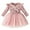 Pink, variant on WUANDIXFA Girls Dresses Girls Dress Party Dress Baby Girls Dress Round Neck Long Sleeved Crawling Dress Princess Dress Mesh Dress Pink,18-24 Months